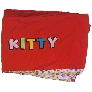 Vintage 90s Hello Kitty Duvet Cover Set. Twin Size